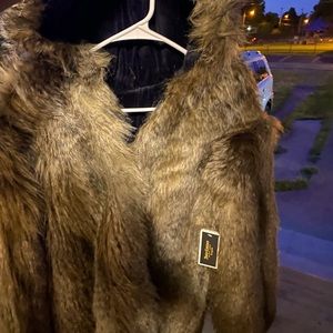 Juicy Couture Faux Fur 3/4 length coat